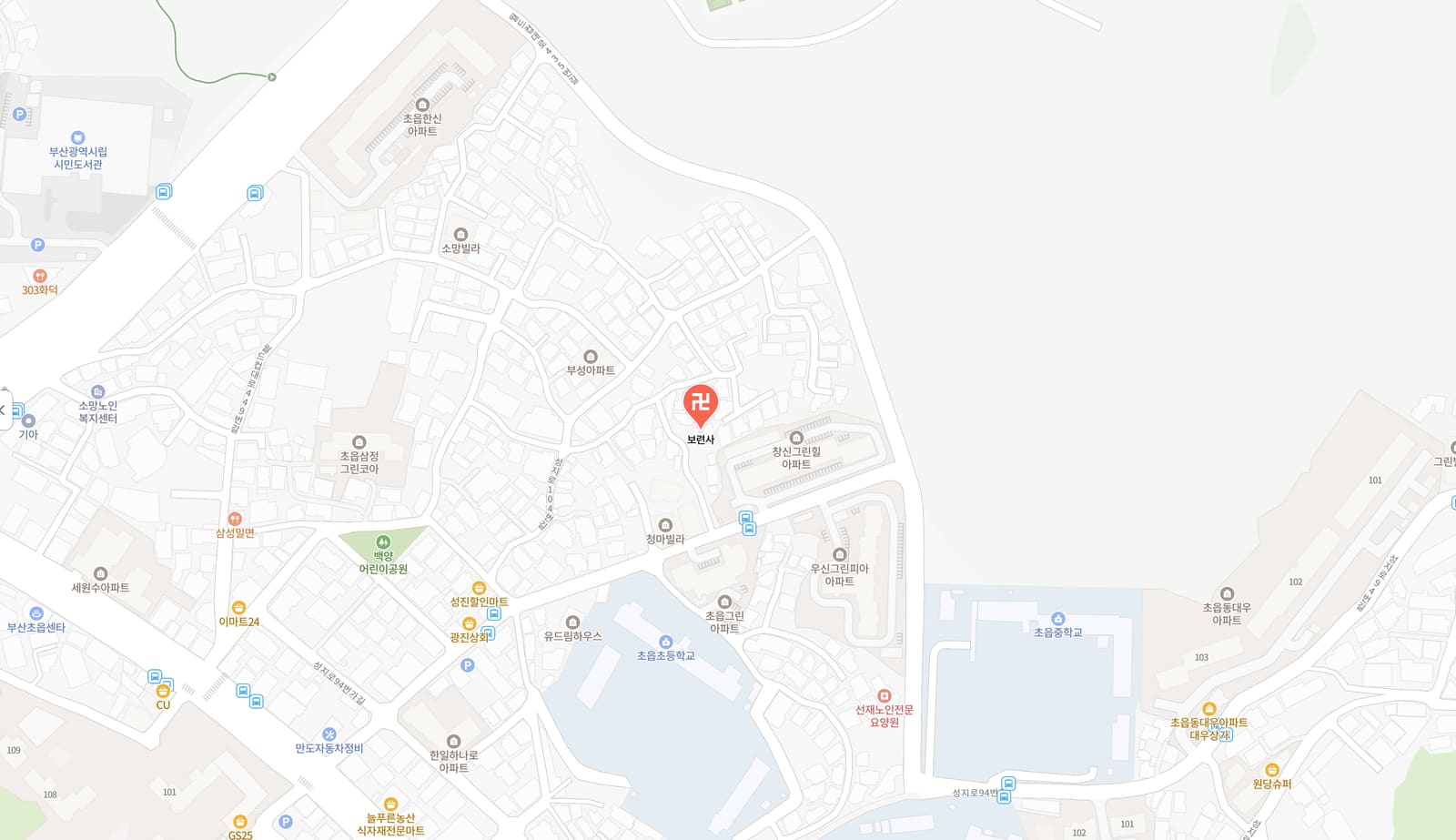 대한불교 조계종 보련사 위치